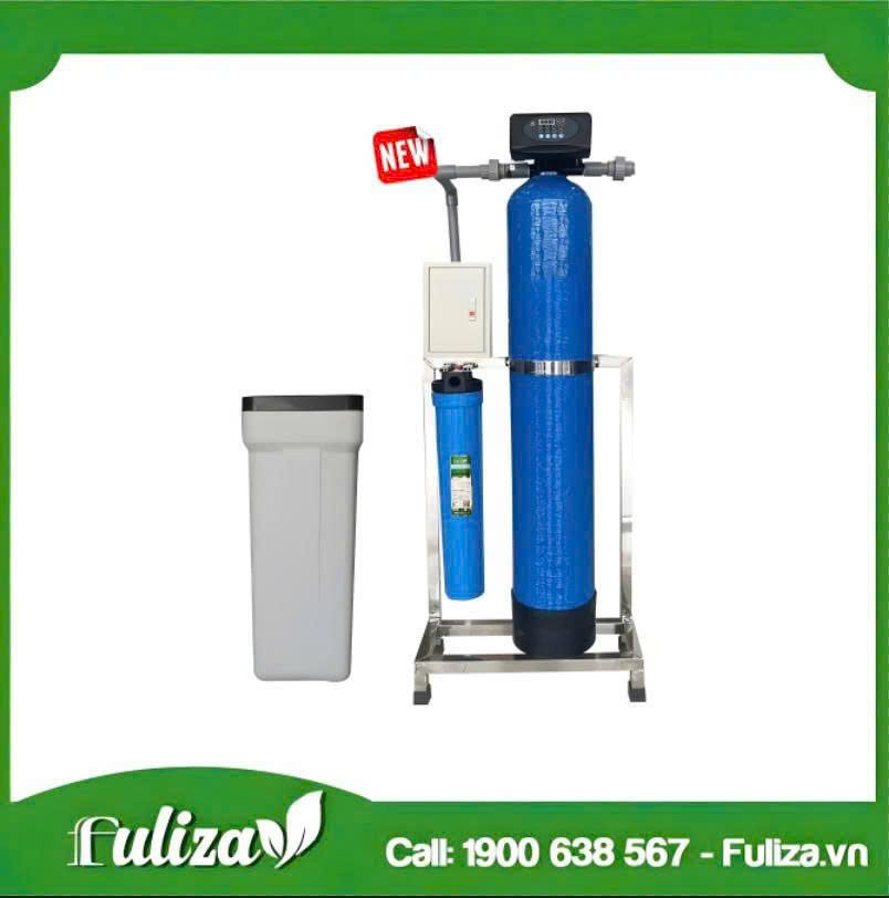 HỆ THỐNG XỬ LÝ NƯỚC ĐẦU NGUỒN 1 CỘT + VAN TỰ ĐỘNG